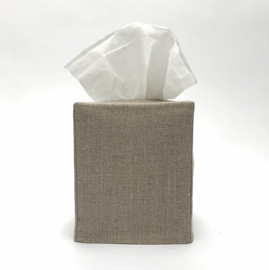 Linen Square Tissue Cover