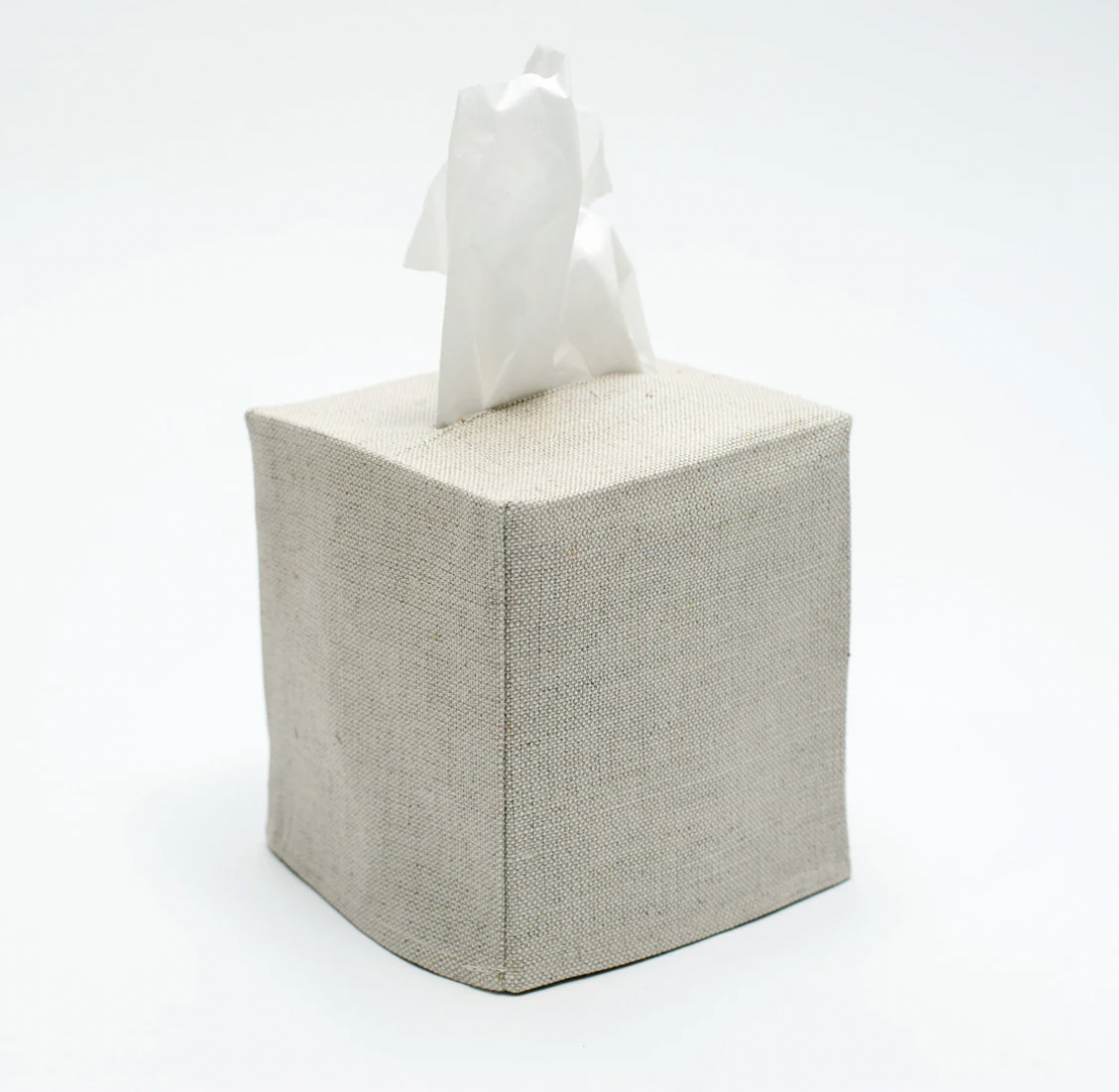 Linen Square Tissue Cover