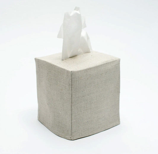 Linen Square Tissue Cover