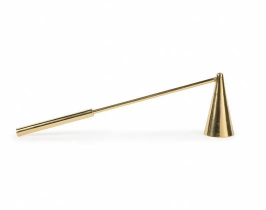 Modernist Brass Candle Douter