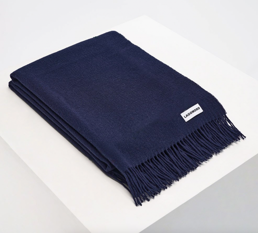 Navy Throw Blanket