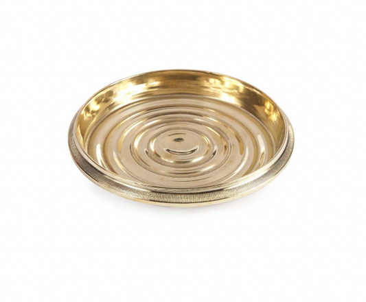 Brass Coin-Edged Bottle Coaster