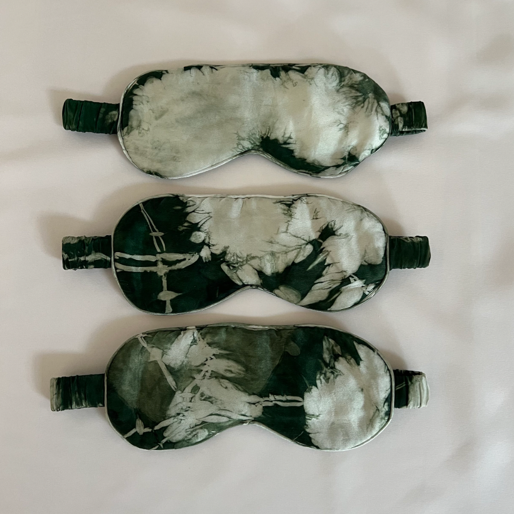Natural Dyed Silk Eyemask