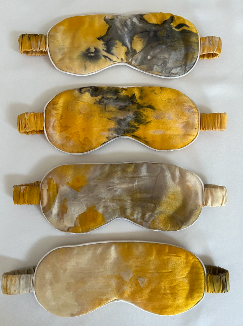 Natural Dyed Silk Eyemask