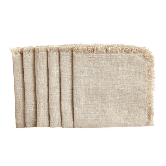 Natural Cocktail Napkin Set