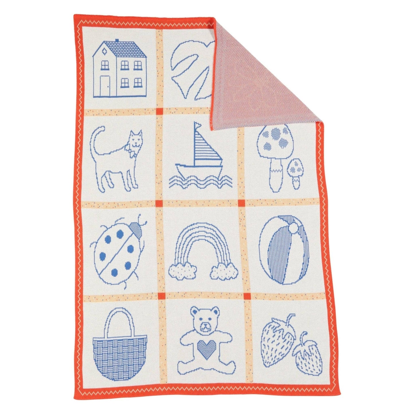 Baby's Things Baby Blanket | Blue Ink