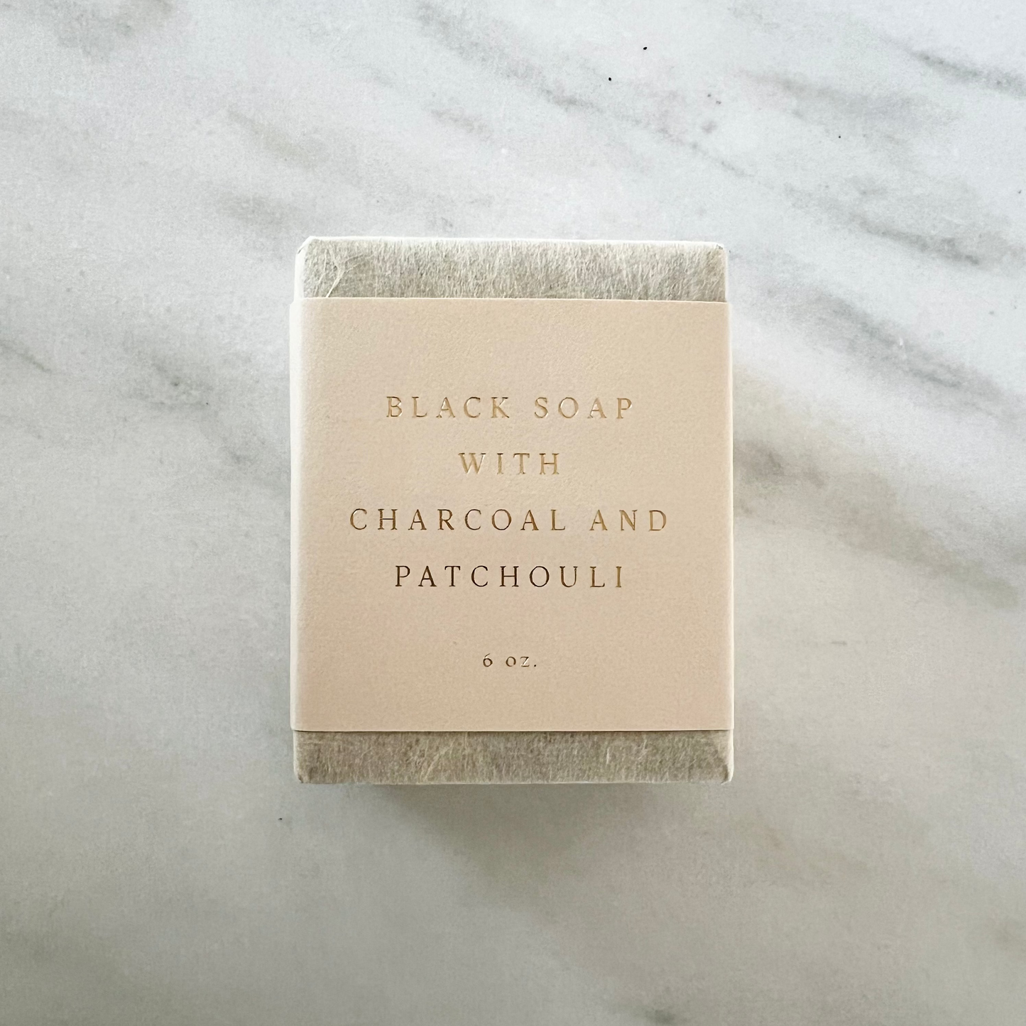 Black Soap with Charcoal and Patchouli