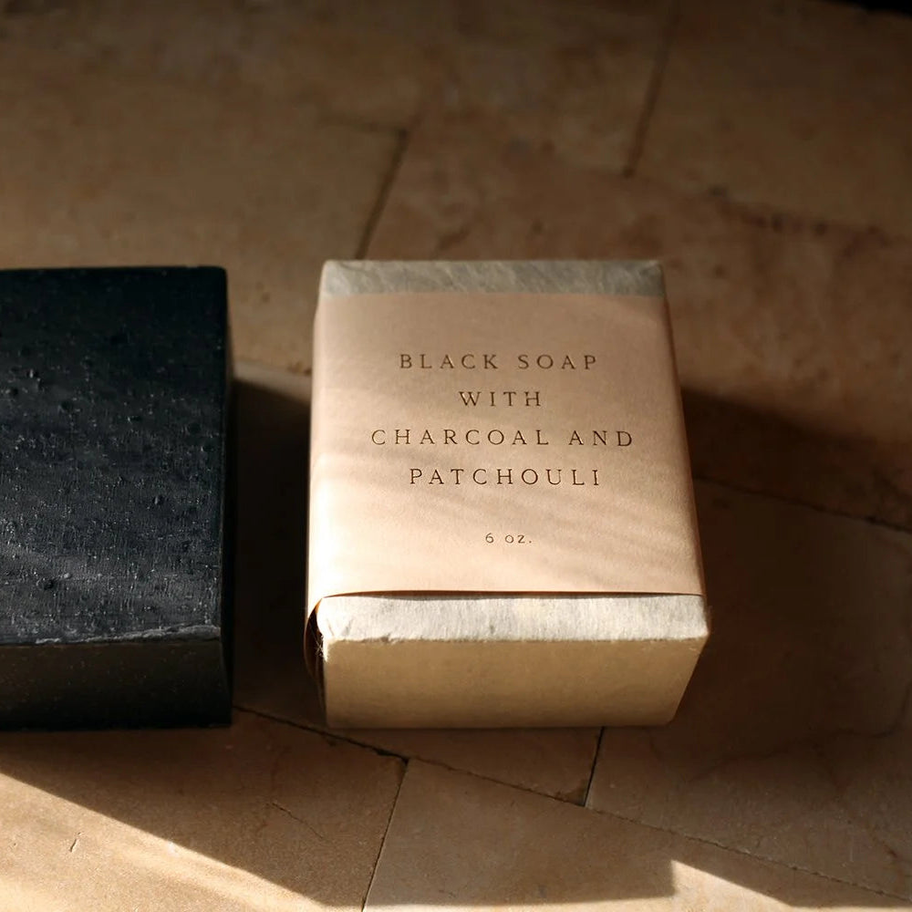 Black Soap with Charcoal and Patchouli
