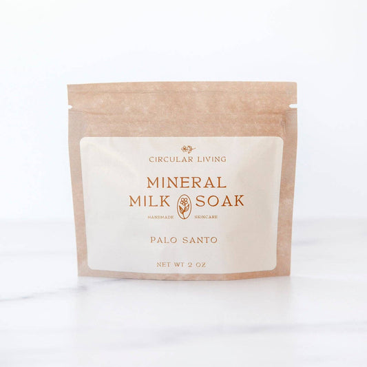 Mineral Milk Soak Sachet- Palo Santo
