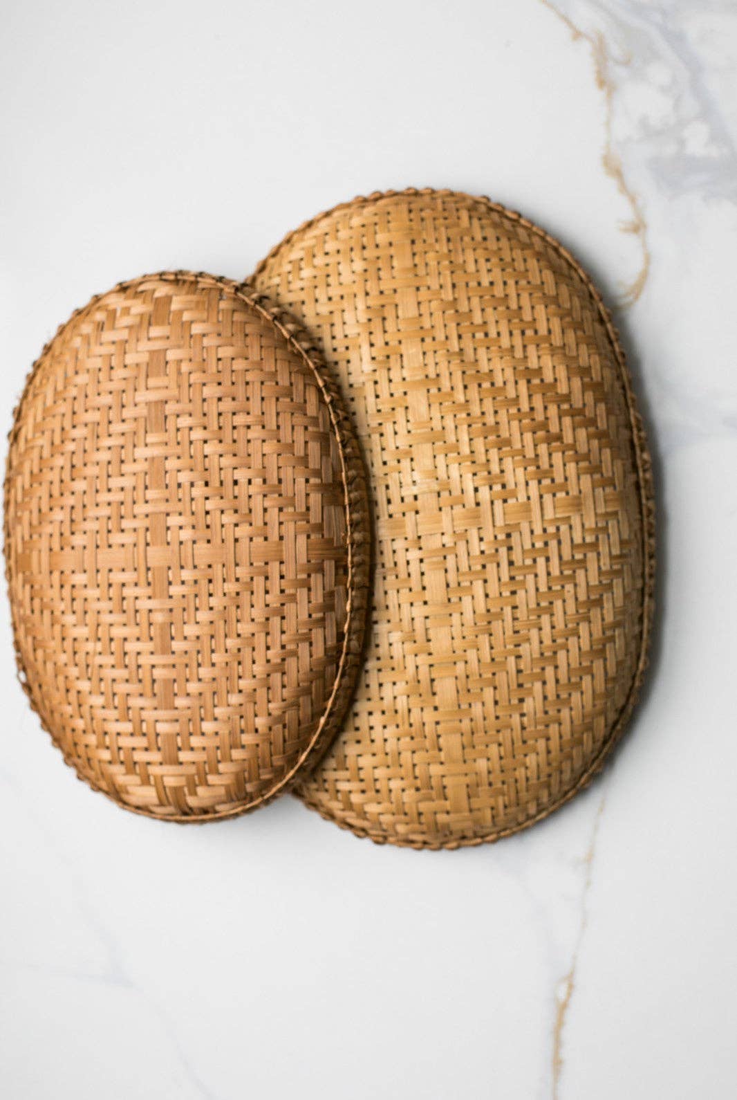 Smoked Bamboo Woven Tray | Small