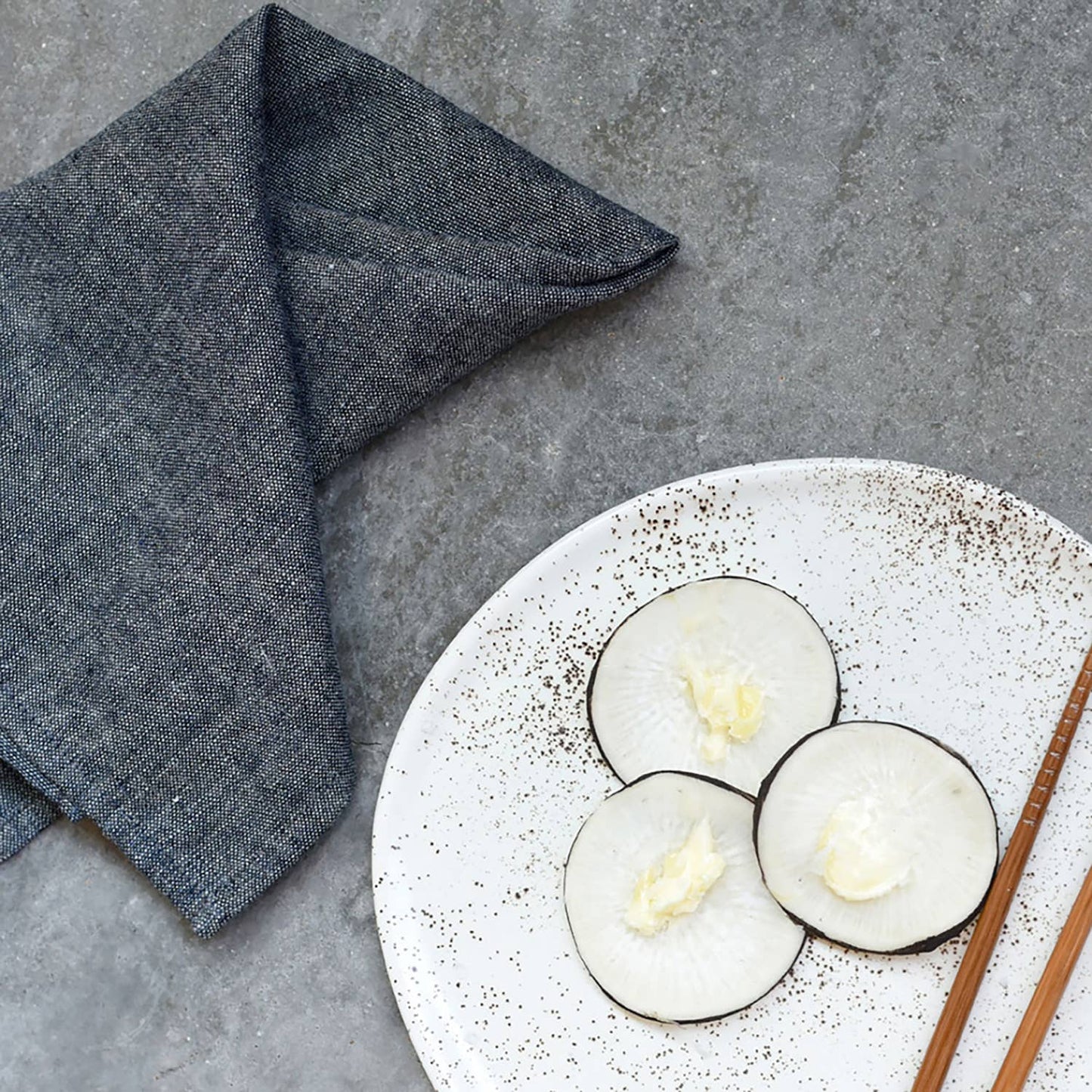 Napkin Set | Japanese Chambray