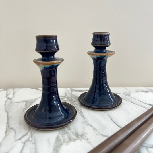 Vintage Ceramic Candle Holders