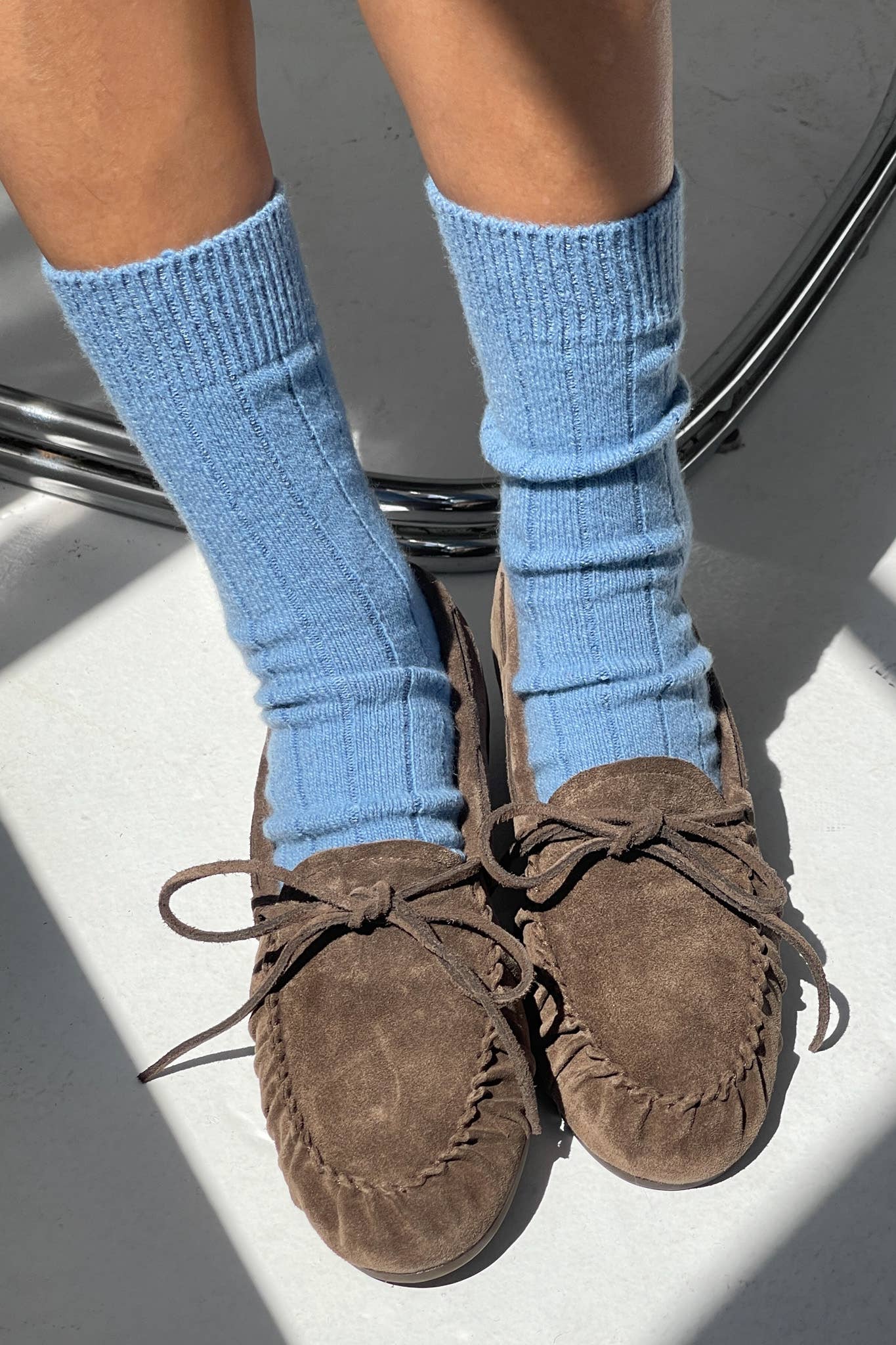 Classic Cashmere Socks | Bluebell