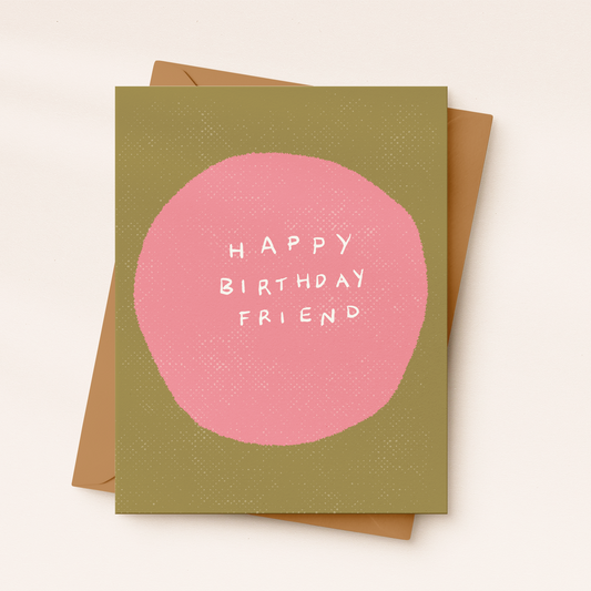 Happy Birthday Friend Card