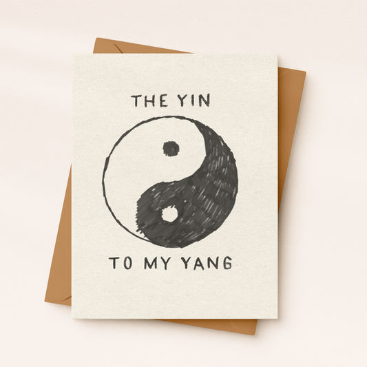 The Yin to My Yang Card