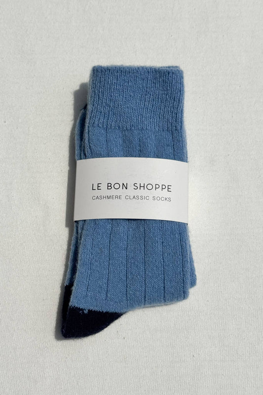 Classic Cashmere Socks | Bluebell