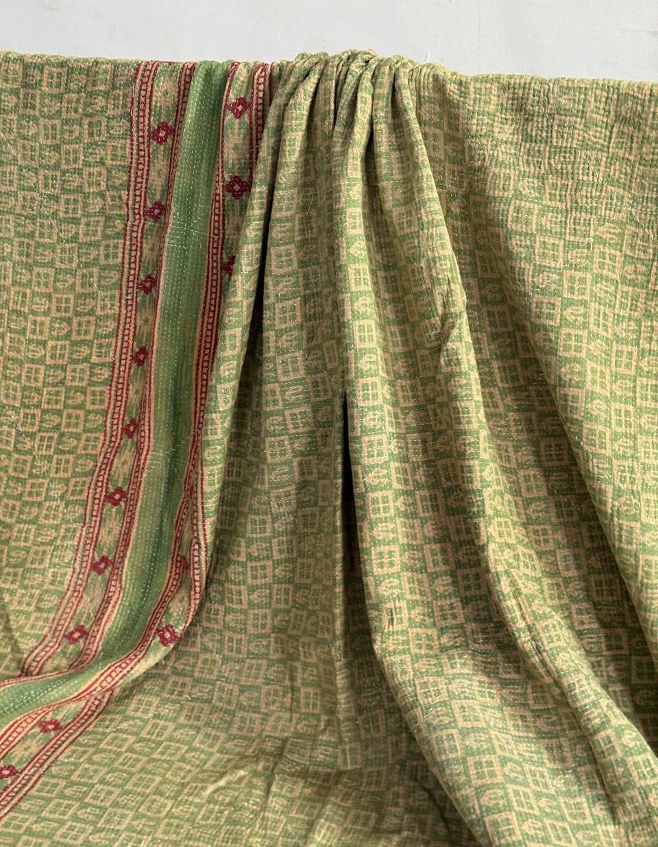 Vintage Kantha Quilt | Kamal
