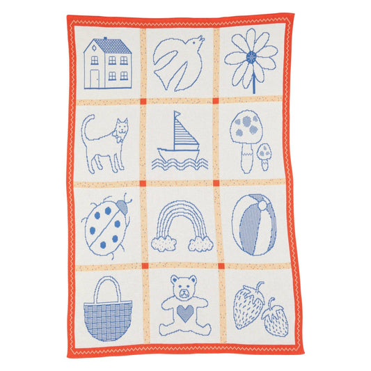Baby's Things Baby Blanket | Blue Ink