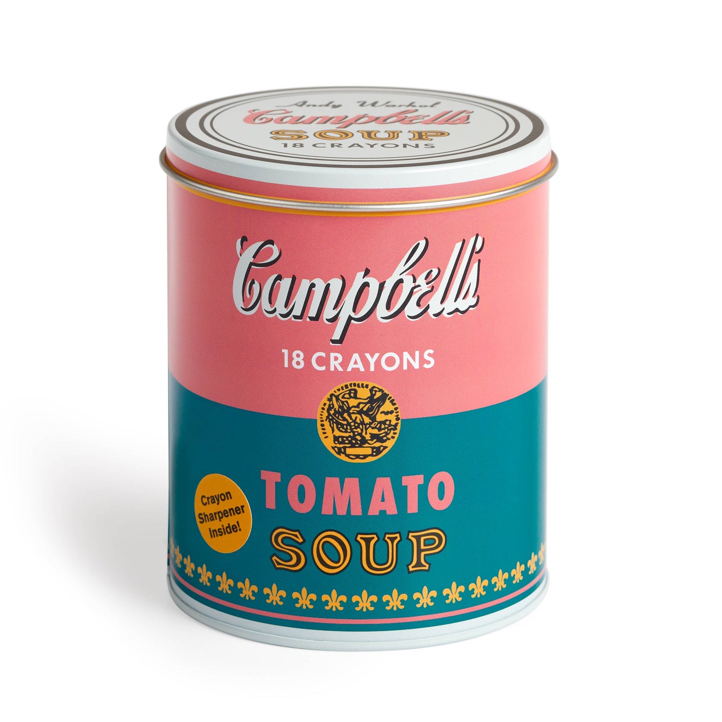 Campbell's Soup Can Crayons + Sharpener