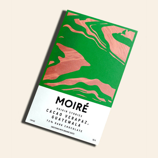 Moire Chocolate Bar - 74% Dark Chocolate
