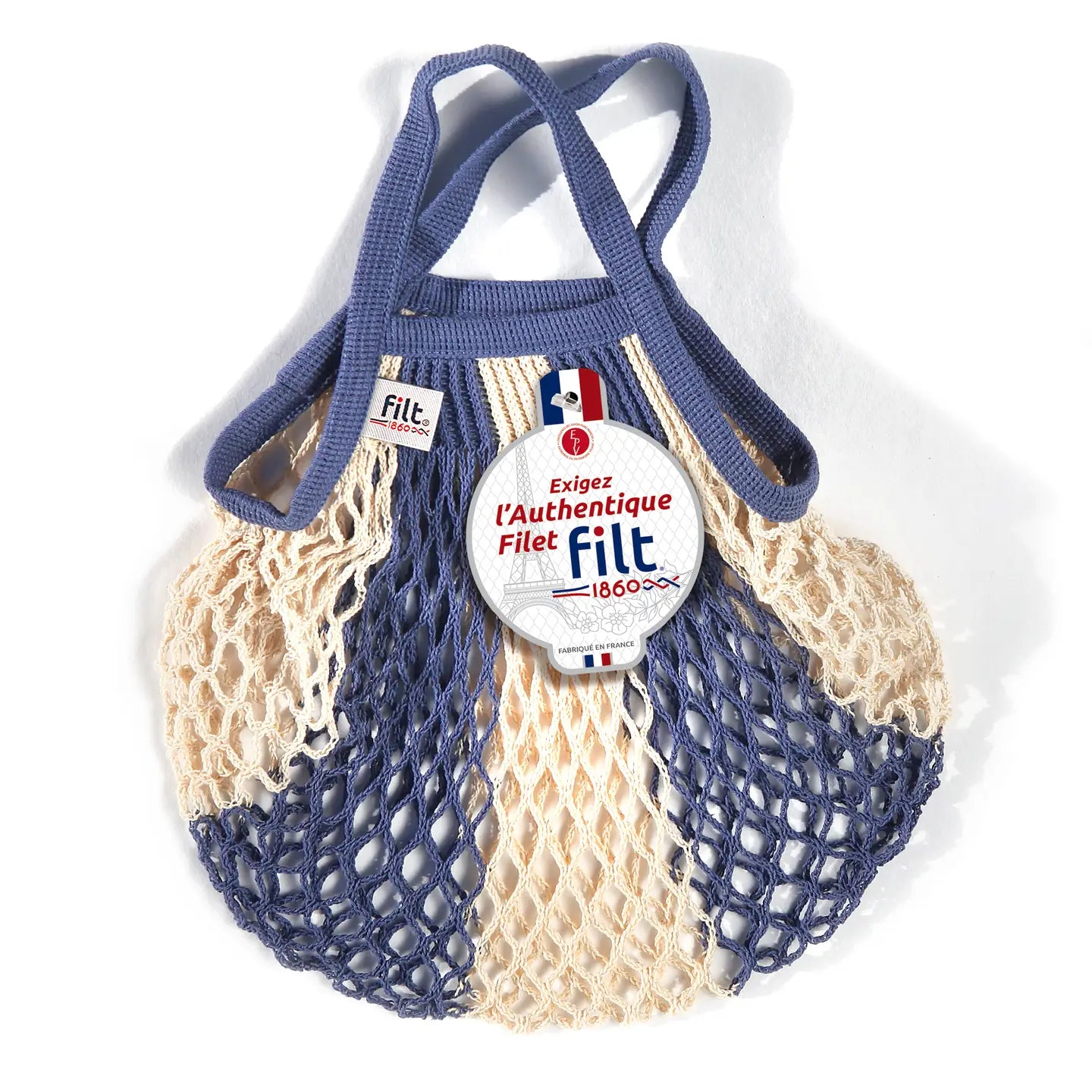 Mini Shopping Net | Bleu Ecru