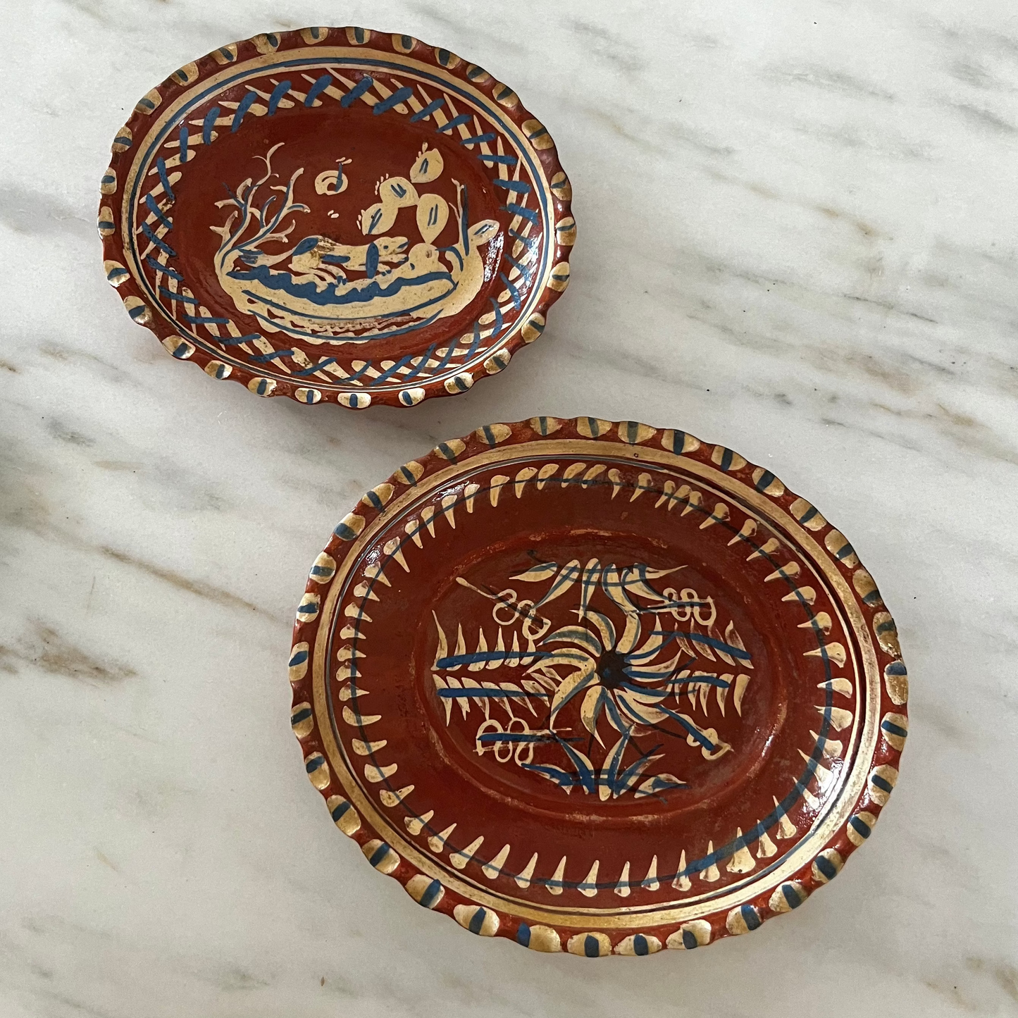 Vintage Mexican Redware Dish