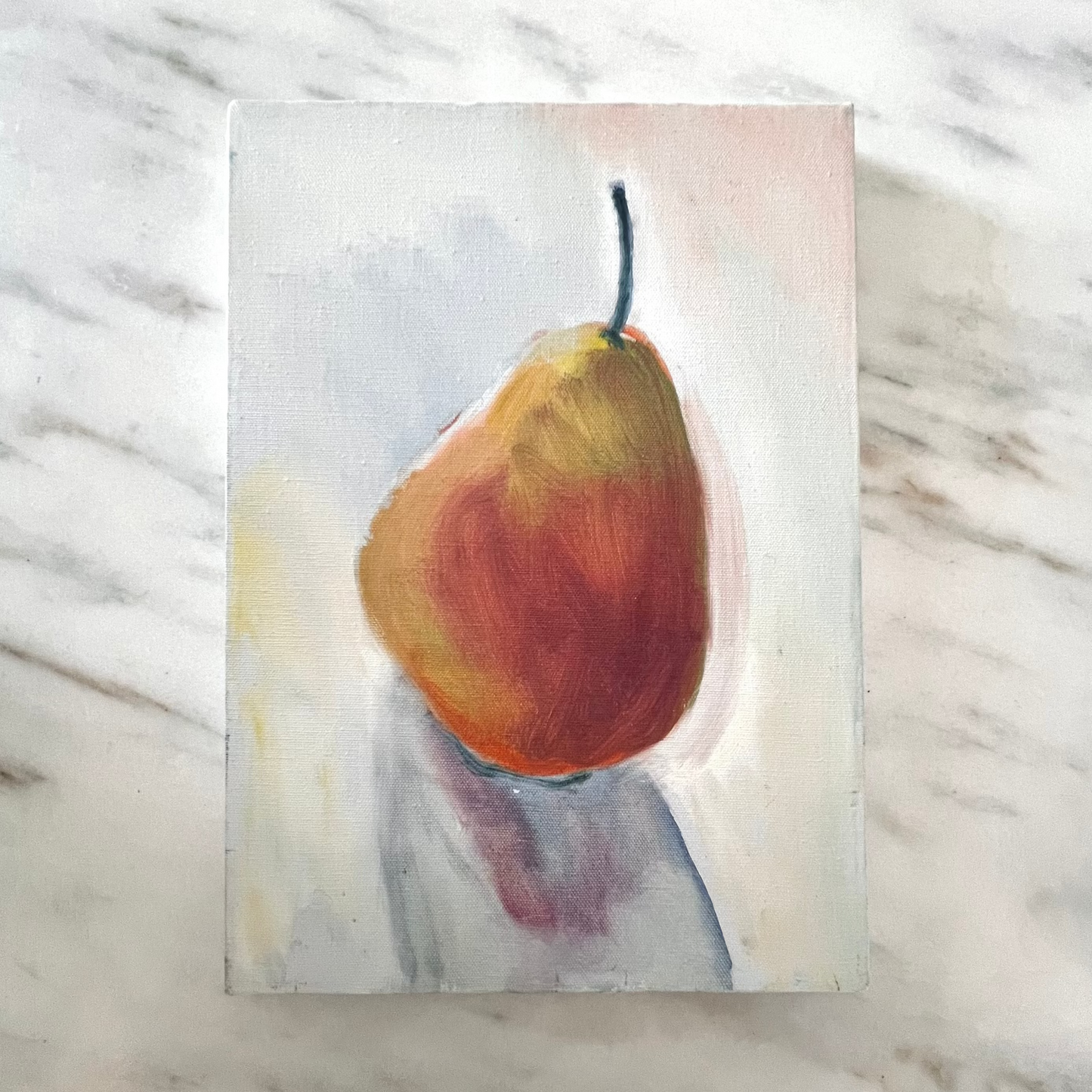 Vintage Pear Painting