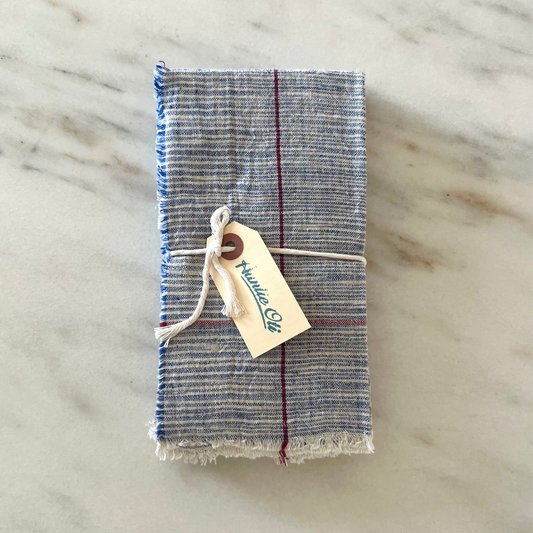 Color Napkin Set | Blue Space Dye