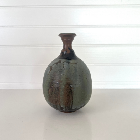 Vintage Stoneware Bud Vase